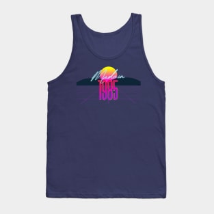 Made In 1985 ∆∆∆ VHS Retro 80s Outrun Birthday Design Tank Top